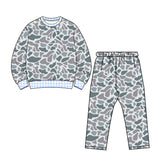 Preorder MOQ 5 pcs Each Style Camo Boys Set Kids Matching Clothes-2026.8.25