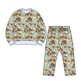 Preorder MOQ 5 pcs Each Style Camo Boys Set Kids Matching Clothes-2026.8.25