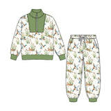 Preorder MOQ 5 pcs Each Style duck Boys girls Set Kids Matching Clothes-2026.8.25