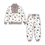 Preorder MOQ 5 pcs Each Style duck Boys girls Set Kids Matching Clothes-2026.8.25