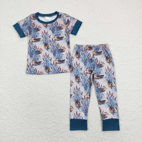 BSPO0280 baby boy clothes boy mallard pajamas outfit