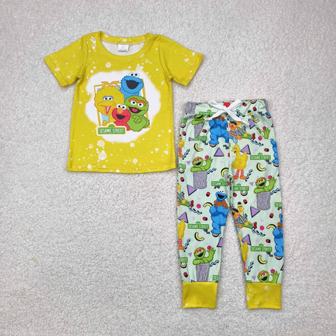 BSPO0314   baby boy clothes cartoon print boy fall spring outfit