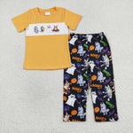 BSPO0406 3-6M to 7-8T baby boy clothes cartoon cartoon dog boy halloween outfit