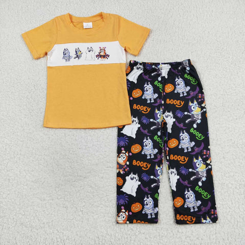 BSPO0406 3-6M to 7-8T baby boy clothes cartoon cartoon dog boy halloween outfit