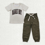 BSPO0486 baby boy clothes mamas boy fall sets