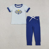 RTS kids matching clothing embroidery racket print clothing boy spring clothing-2025.11.29