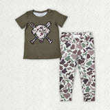 RTS kids matching clothing baseball camo print clothing baby boy winter clothing-2025.12.8
