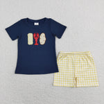 BSSO0418 baby boy clothes crawfish boy summer outfits