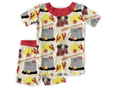 BSSO0685 pre-order baby boy clothes crawfish&corn toddler boy summer outfits