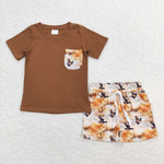 BSSO0776 baby boy clothes mallard toddler boy summer outfits