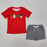 BSSO1110  baby  boy clothes cartoon mouse toddler boy summer outfit