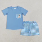 BSSO1190   baby boy clothes dog toddler boy summer outfit