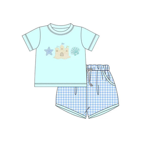 BSSO1266 pre-order baby boy clothes shell toddler boy summer outfit-2025.1.30