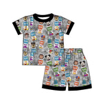 BSSO1287 pre-order baby boy clothes cartoon toddler boy summer outfit-2025.2.10