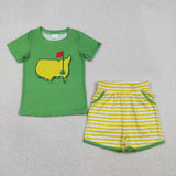 RTS kids matching clothing golf print clothing baby summer clothing-2026.1.21