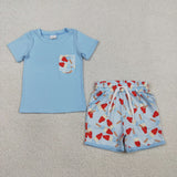RTS kids matching clothing popsicle print clothing boy 4th of July summer clothing-2026.1.23