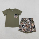 RTS kids matching clothing hunting  print clothing boy  summer clothing-2026.2.3