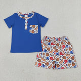 RTS  Matching clothing kids baseball print baby boy summer clothing-2026.5.5