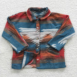 Little boys western long sleeve coat