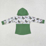 BT0357 TODDLER BOY CLOTHES MALLARD BOY WINTER HOODIE TOP