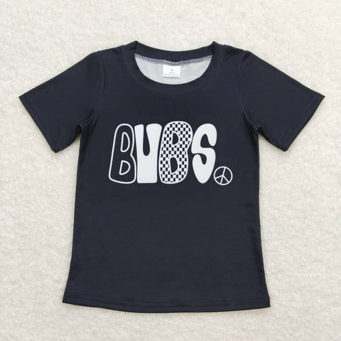 BT0617 baby boy clothes bubs black boy summer tshirt