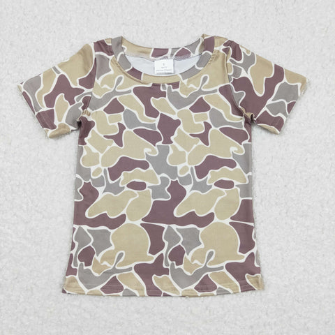 BT0622  baby boy clothes camouflage boy summer tshirt