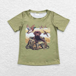 BT0637  baby boy clothes wild life boy summer tshirt