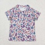 BT0641 baby boy clothes camouflage boy summer tshirt