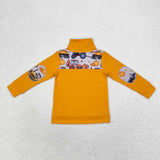 BT0695  toddler boy clothes truck boy winter halloween zipper top