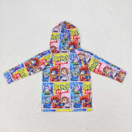 BT0715   toddler boy clothes cartoon dog boy winter top shirt