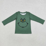 BT0725    toddler boy clothes cartoon boy christmas winter top shirt