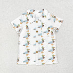 BT0738 toddler boy clothes mallard boy summer top shirt