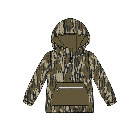 BT0753 pre-order  toddler boy clothes camouflage boy winter top 2-2024.6.27