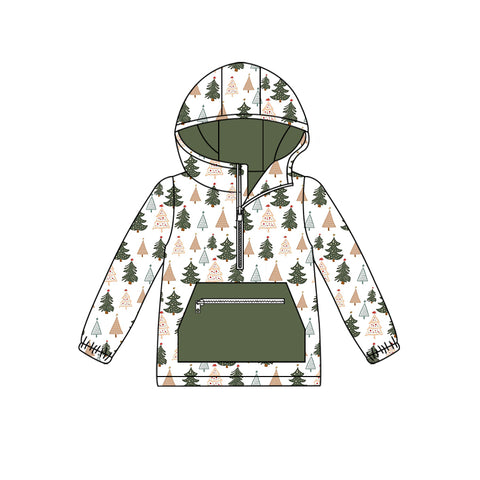 BT0757 pre-order  toddler boy clothes tree boy christmas winter top 5-2024.6.27