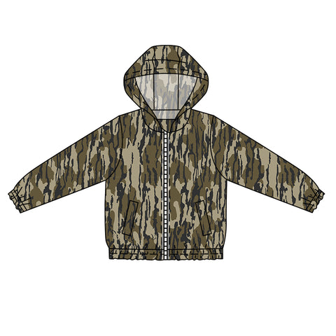 BT0795 pre-order  toddler boy clothes camouflage boy winter hoodie top-2024.7.22