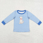 BT0808   toddler boy clothes embroidery pubby boy winter top t-shirt