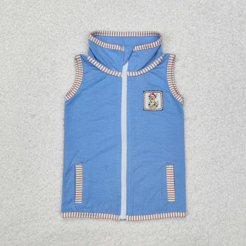 BT0860   toddler boy clothes pubby boy winter christmas vest top