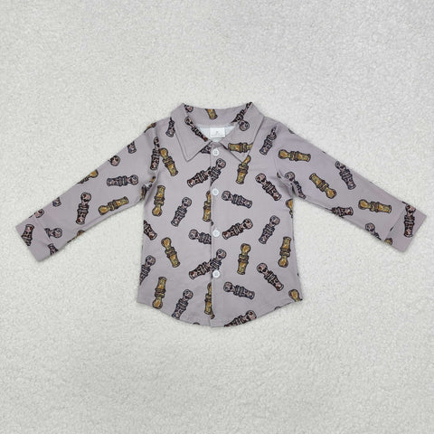 BT0886  toddler boy clothes call me camo boy winter  top shirt