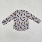 BT0886  toddler boy clothes call me camo boy winter  top shirt