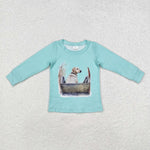 BT0896 toddler boy clothes fishing boy winter  top shirt