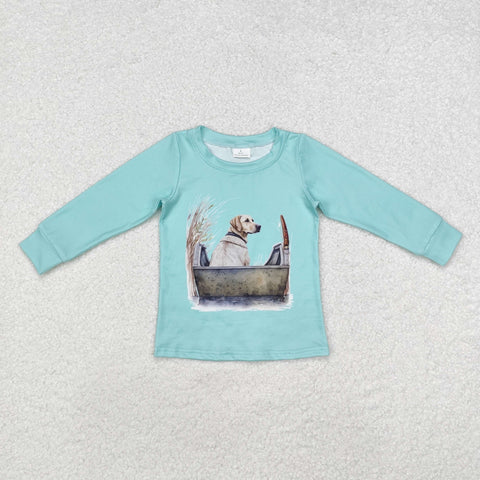 BT0896 toddler boy clothes fishing boy winter  top shirt