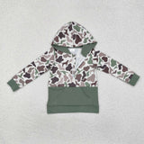 BT0914  toddler boy clothes hunting camo boy winter top pullover