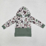 BT0914  toddler boy clothes hunting camo boy winter top pullover