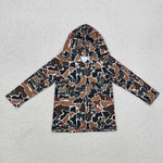 BT0921   toddler boy clothes camouflage boy winter hoodie top shirt