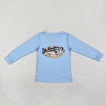 BT0952   toddler boy clothes fishing boy winter top shirt