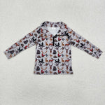 BT0954  toddler boy clothes hunting boy winter  zipper top