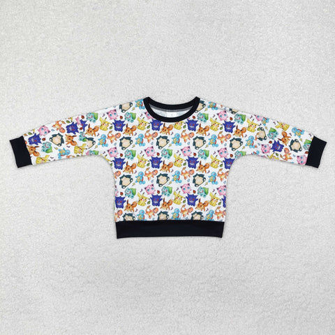 BT1053  toddler boy clothes cartoon boy winter top shirt