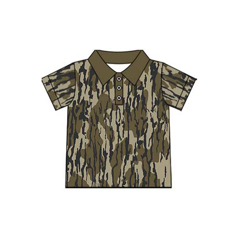 BT1103 pre-order  toddler boy clothes camo boy summer top shirt-2024.12.10