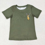 BT1148  toddler boy clothes hunting camo boy summer top shirt