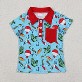 RTS kids matching clothing fish red kids summer matching clothes